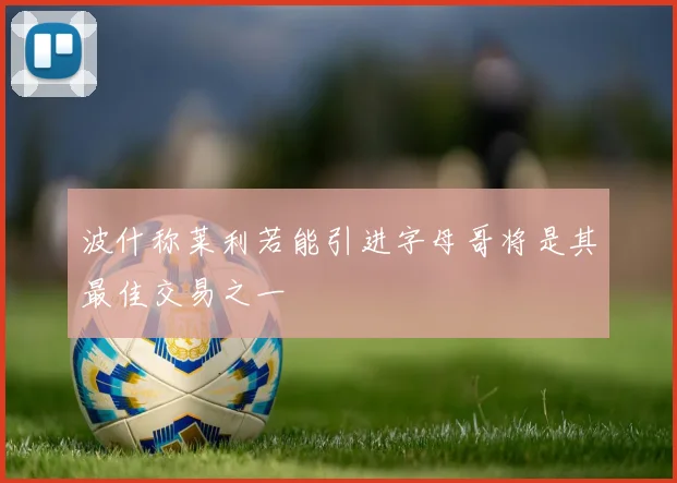 波什称莱利若能引进字母哥将是其最佳交易之一