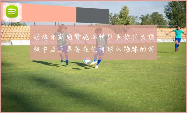 胡梅尔斯盛赞施洛特贝克称其为顶级中后卫具备在任何球队踢球的实力